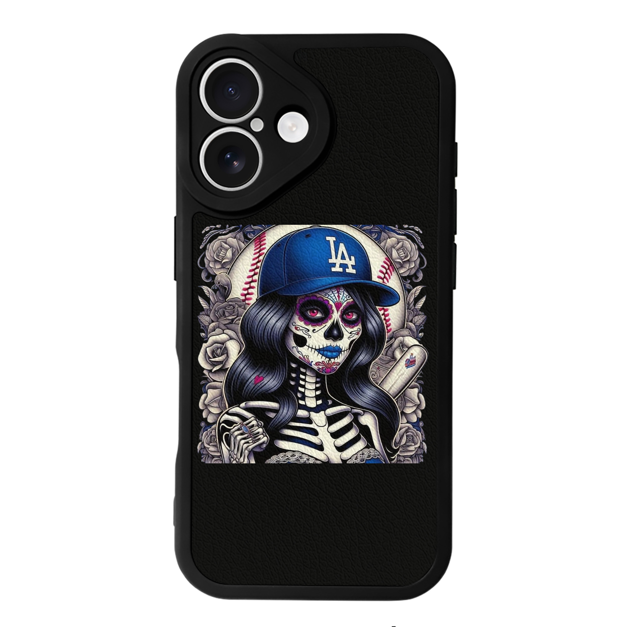  IPhone 16 Silicone Leather Case – UV Print, Lambskin Texture – Perfect Fit, Wireless Charging Compatible, Scratch Resistant, Precise Cutouts – Stylish Protection For IPhone 16